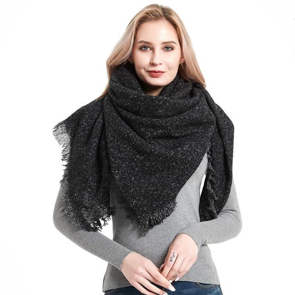2020 winter scarf women knitted grey blue red black warm scarves triangle shawls wraps warm cashmere female, Blue;gray
2020 winter scarf women knitted grey blue red black warm scarves triangle shawls wraps warm cashmere female, Blue;gray
