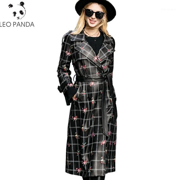 winter new fashion women long sleeve thicken warm print gingham adjustable waist female real leather coat cy3411, Black
winter new fashion women long sleeve thicken warm print gingham adjustable waist female real leather coat cy3411, Black