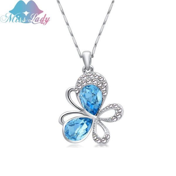 miss lady 2021 new multiple color popular autumn butterfly crystal crystal necklace & pendants fashion jewelry for women sy00210, Silver
miss lady 2021 new multiple color popular autumn butterfly crystal crystal necklace & pendants fashion jewelry for women sy00210, Silver