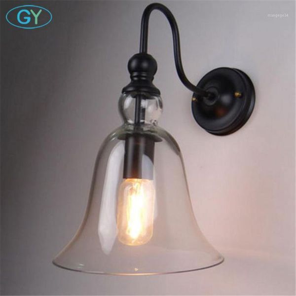ac100-240v clear glass bell lampshade wall light fixture sconce edison incandescent light lustres home lamp on the wall sconces1
ac100-240v clear glass bell lampshade wall light fixture sconce edison incandescent light lustres home lamp on the wall sconces1