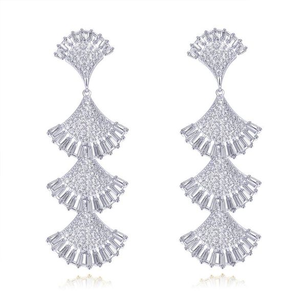 dangle & chandelier erluer vintage cubic zirconia hanging earrings for women fashion crystal shell wedding jewelry dle176, Silver
dangle & chandelier erluer vintage cubic zirconia hanging earrings for women fashion crystal shell wedding jewelry dle176, Silver