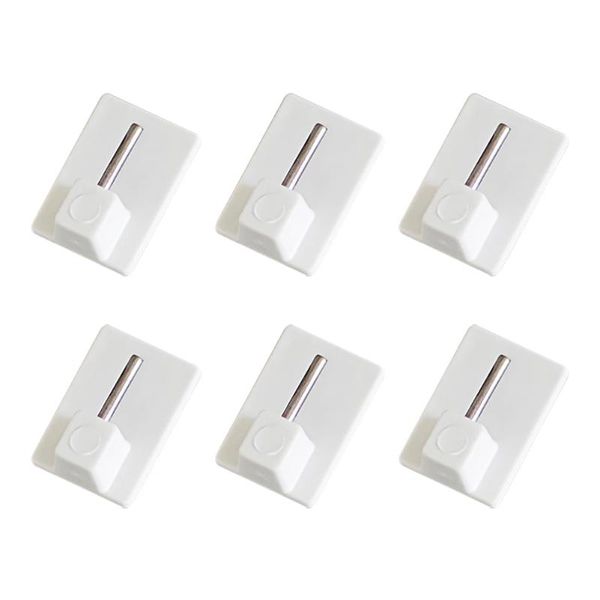 wall 6pcs self-adhesive hook storage hooks kitchen bathroom hook curtain buckle curtain hooks buckle accessories
wall 6pcs self-adhesive hook storage hooks kitchen bathroom hook curtain buckle curtain hooks buckle accessories