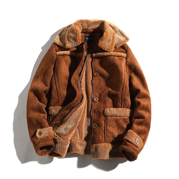 men's jackets size parkas jacket solid color plus veet thickening retro old fur male jackest, Black;brown
men's jackets size parkas jacket solid color plus veet thickening retro old fur male jackest, Black;brown