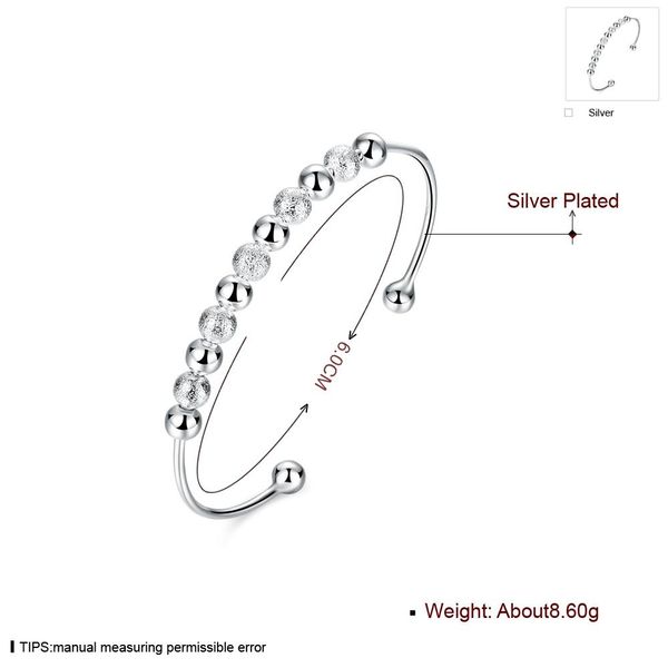 silver color jewelry fashion female european style temperament beautiful light sand bead bracelets bkb001 h jlloyi, Black
silver color jewelry fashion female european style temperament beautiful light sand bead bracelets bkb001 h jlloyi, Black