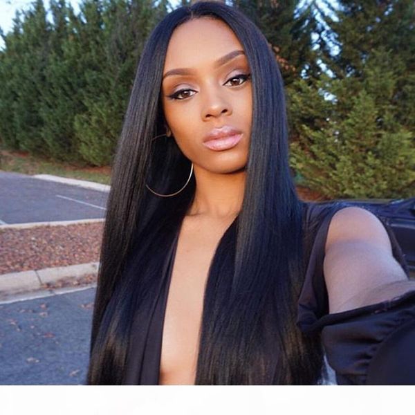 long length silky straight brazilian human hair glueless full lace wig with baby hair around natural hairline silk base lace fornt wig, Black;brown
long length silky straight brazilian human hair glueless full lace wig with baby hair around natural hairline silk base lace fornt wig, Black;brown