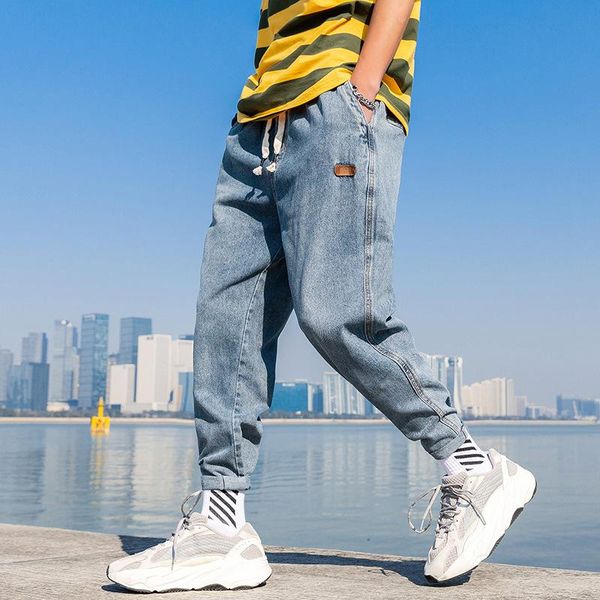 jeans men's loose spring harlan leggings korean fashion men's tooling casual fashion brand light-colored long pants, Blue
jeans men's loose spring harlan leggings korean fashion men's tooling casual fashion brand light-colored long pants, Blue