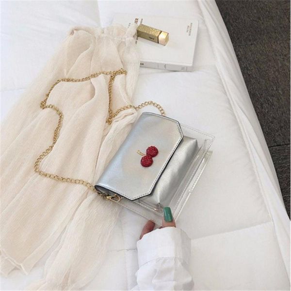 fashion women's pvc transparent clear shoulder bag tote jelly pu leather patchwork chain handbags candy color cherry handbag
fashion women's pvc transparent clear shoulder bag tote jelly pu leather patchwork chain handbags candy color cherry handbag