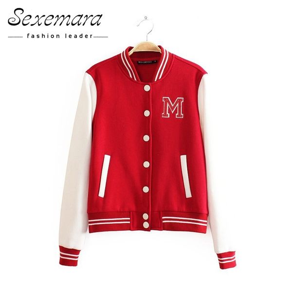 baseball jacket button women bomber classical splice women letter print autumn plus size basic outerwear coat 201017, Black;brown
baseball jacket button women bomber classical splice women letter print autumn plus size basic outerwear coat 201017, Black;brown