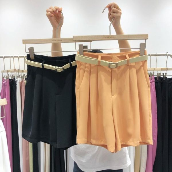 women's shorts summer for women solid color high waist korean fashion loose bottoms streetwear pantalones cortos mujer, White;black
women's shorts summer for women solid color high waist korean fashion loose bottoms streetwear pantalones cortos mujer, White;black