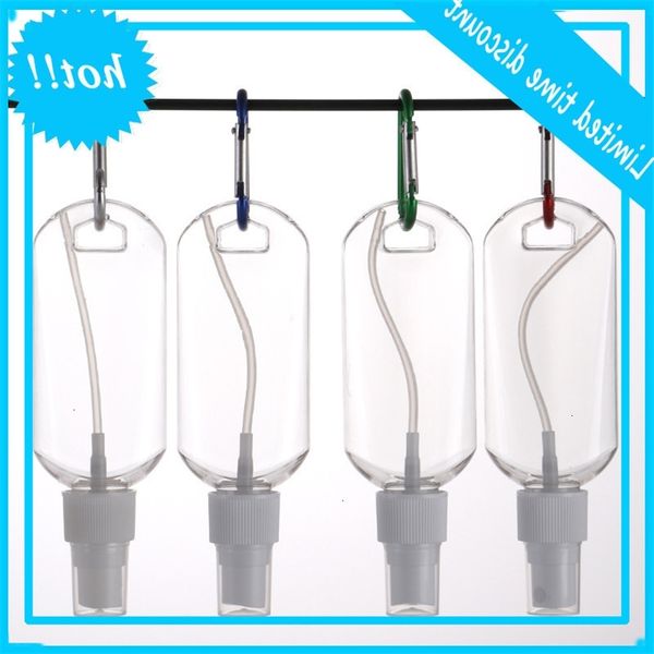 50ml empty alcohol refillable with key ring hook clear transparent plastic hand sanitizer for travel bottle spray cap
50ml empty alcohol refillable with key ring hook clear transparent plastic hand sanitizer for travel bottle spray cap