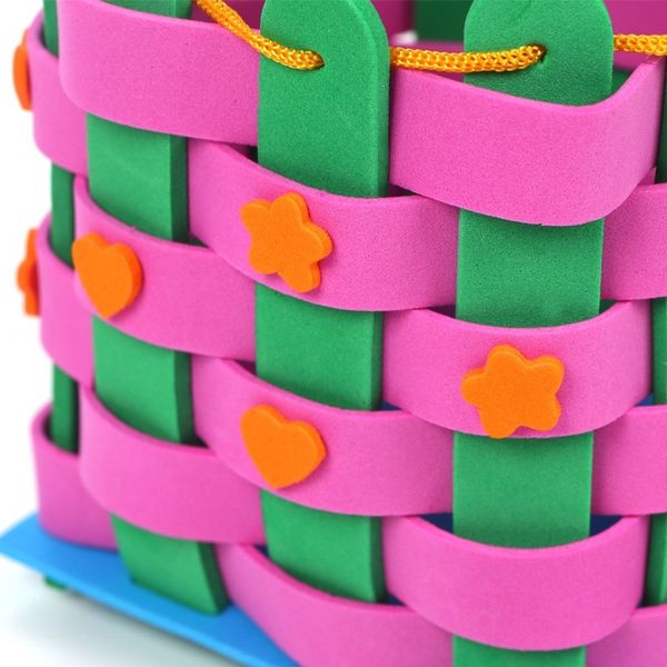 candy basket handmade eva woven package halloween nursery area material children hand paste production kid toys gift
candy basket handmade eva woven package halloween nursery area material children hand paste production kid toys gift