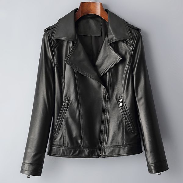women's fur coat real genuine leather jacket women clothes korean vintage spring autumn sheepskin coat plus size zt2336 201030, Black
women's fur coat real genuine leather jacket women clothes korean vintage spring autumn sheepskin coat plus size zt2336 201030, Black