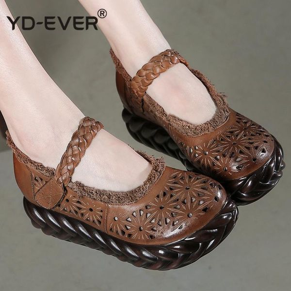 dress shoes spring handmade platform wedges women pumps fretwork cut out genuine leather casual high heels, Black
dress shoes spring handmade platform wedges women pumps fretwork cut out genuine leather casual high heels, Black