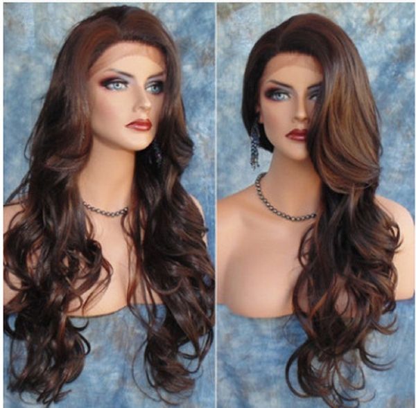 big waves, long curly hair, middle part brown cosplay animation show wig rose net, Black
big waves, long curly hair, middle part brown cosplay animation show wig rose net, Black