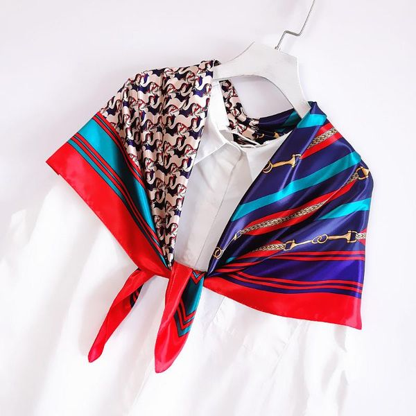 silk satin scarves women print foulard 90cm square shawls bandana female muffler scarf head hijab scarfs for ladies, Blue;gray
silk satin scarves women print foulard 90cm square shawls bandana female muffler scarf head hijab scarfs for ladies, Blue;gray