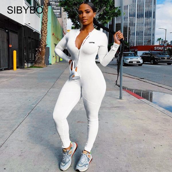 sibybo embroidery letter fitness sporty rompers womens jumpsuits black long sleeve zipper jumpsuit 2020 female bodycon overalls1, Black;white
sibybo embroidery letter fitness sporty rompers womens jumpsuits black long sleeve zipper jumpsuit 2020 female bodycon overalls1, Black;white