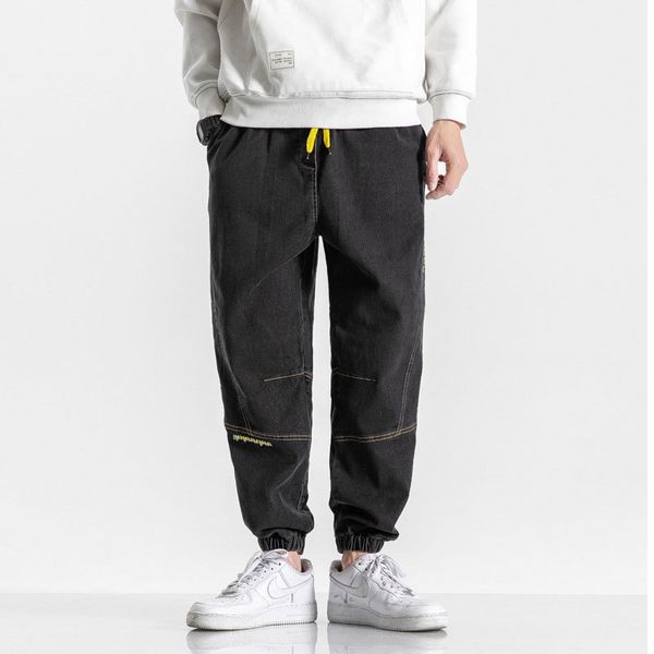 casual cotton mens jean 2020 spring autumn korean hip hop streetwear loose big size 8xl men's pants pantalones hombre, Black
casual cotton mens jean 2020 spring autumn korean hip hop streetwear loose big size 8xl men's pants pantalones hombre, Black