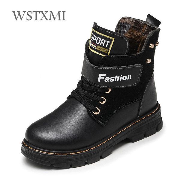 autumn winter kids for boys shoes fashion mid-calf snow genuine leather plush warm waterproof children martin boots, Black;grey
autumn winter kids for boys shoes fashion mid-calf snow genuine leather plush warm waterproof children martin boots, Black;grey