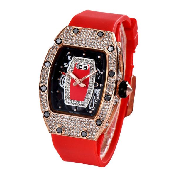 bucket luxury full diamond men's creative dial fashion men's silicone sport quartz watch dz watch, Slivery;brown
bucket luxury full diamond men's creative dial fashion men's silicone sport quartz watch dz watch, Slivery;brown