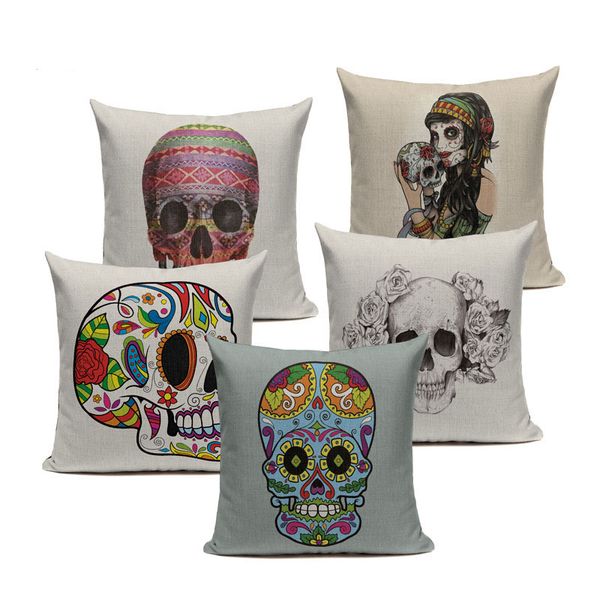 halloween skull cushion cover car throw pillow cover 18x18 inches pillowcase home decor dropshiping custom fashion linen
halloween skull cushion cover car throw pillow cover 18x18 inches pillowcase home decor dropshiping custom fashion linen