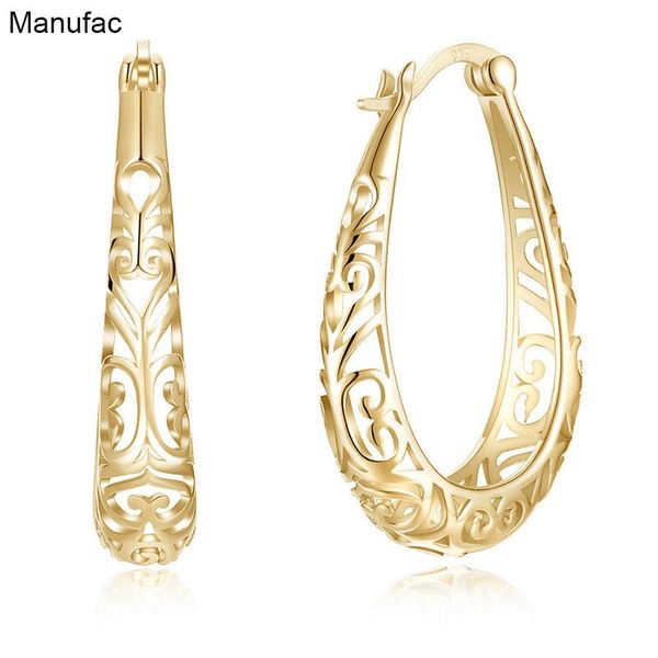 hoop & huggie silver fashion jewelry earrings women hoops flower big hollow, Golden;silver
hoop & huggie silver fashion jewelry earrings women hoops flower big hollow, Golden;silver