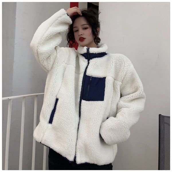 2021 new winter double lamb wool cotton-quilted sewing fashion turtleneck solid woman's jacket hei8, Black
2021 new winter double lamb wool cotton-quilted sewing fashion turtleneck solid woman's jacket hei8, Black