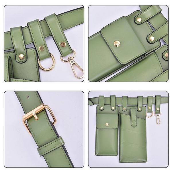waist bags leather belt bag fanny pack cell phone fashion waist1