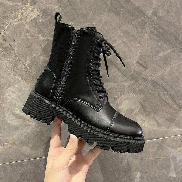 women's rubber boots shoes luxury designer round toe booties ladies lace up boots-women rain fashion autumn med mid-calf mid cal, Black
women's rubber boots shoes luxury designer round toe booties ladies lace up boots-women rain fashion autumn med mid-calf mid cal, Black