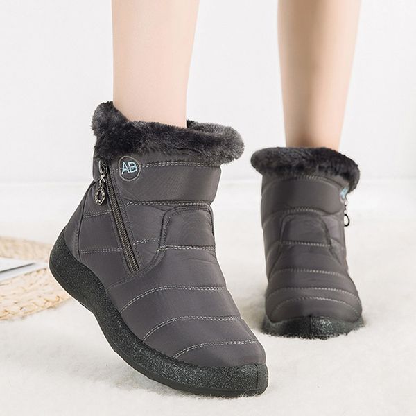 2021 the new new women's snow dwaterproof water ankle for women winter boots 44 9imb, Black
2021 the new new women's snow dwaterproof water ankle for women winter boots 44 9imb, Black