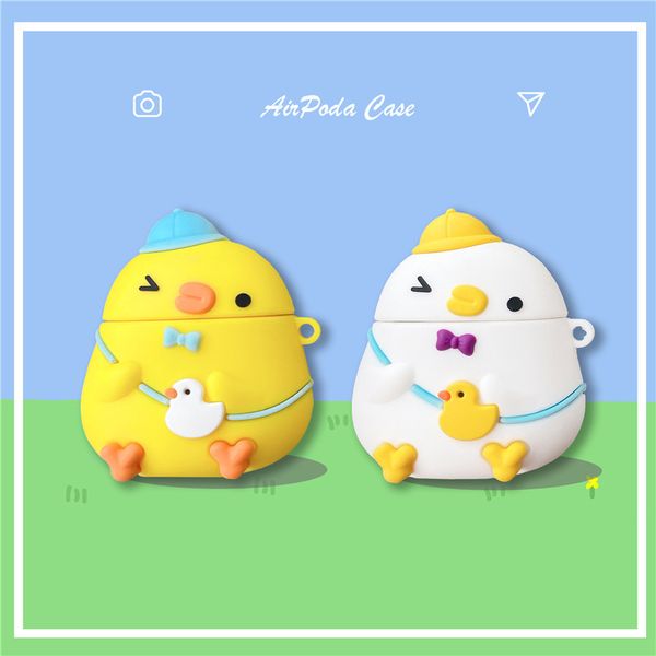 3d cute hat duck silicone earphone shell for apple airpod 2/1 cover for airpod pro 3 earphone case for airpods capa fundas
3d cute hat duck silicone earphone shell for apple airpod 2/1 cover for airpod pro 3 earphone case for airpods capa fundas