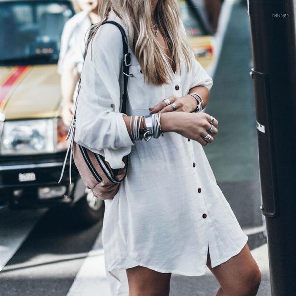 summer women swimsuit bikini cover up robe beach tunic shirt v-neck solid button down pocket shirts sunscreen swimsuit blouse1, White
summer women swimsuit bikini cover up robe beach tunic shirt v-neck solid button down pocket shirts sunscreen swimsuit blouse1, White