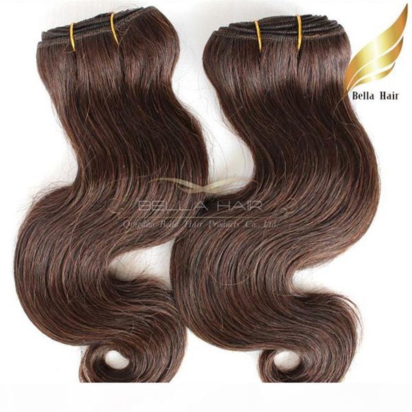 grade 8a brazilian body wave colored human hair weft brown #4 wavy human hair weaves bella hair extensions, Black
grade 8a brazilian body wave colored human hair weft brown #4 wavy human hair weaves bella hair extensions, Black