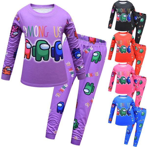 among us game pajamas sets children kids cartoon anime long sleeve t-shirt pants two piece clothing juniors boys girls sleepwear cz122103, Blue;red
among us game pajamas sets children kids cartoon anime long sleeve t-shirt pants two piece clothing juniors boys girls sleepwear cz122103, Blue;red