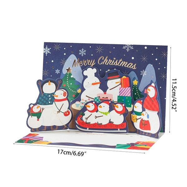 3d up cards merry christmas origami paper cut postcards gift greeting cards 
3d up cards merry christmas origami paper cut postcards gift greeting cards