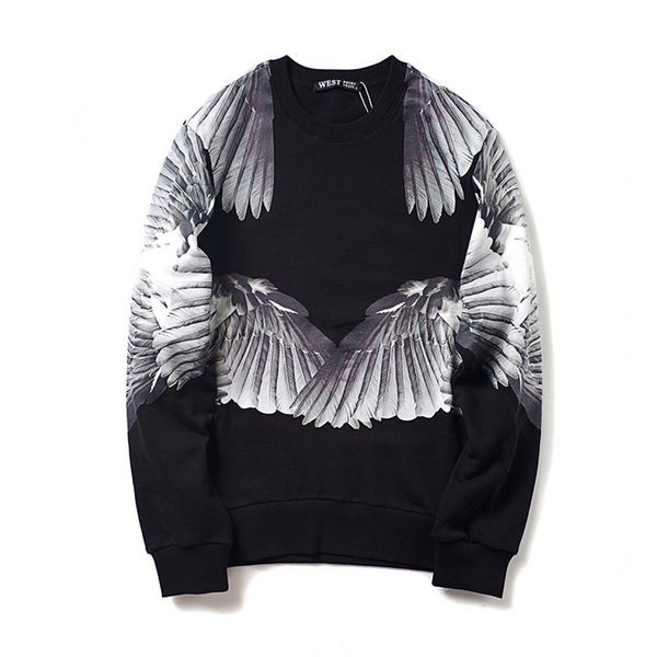 2020 men's designers sweaters new fashion mens jacket brand printed angel wings pullover round neck sweater couple wear, Black
2020 men's designers sweaters new fashion mens jacket brand printed angel wings pullover round neck sweater couple wear, Black