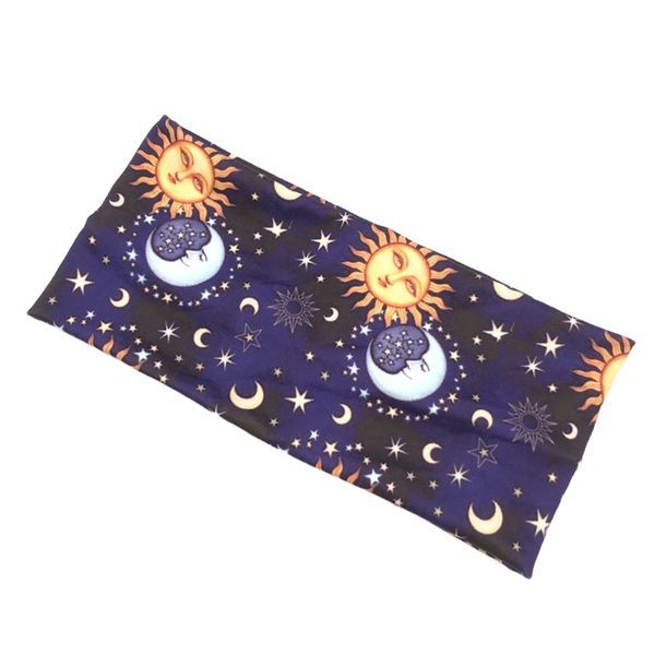girls moon sun print hairband wide yoga headband elastic hair bands for women hair accessories, Blue;gray
girls moon sun print hairband wide yoga headband elastic hair bands for women hair accessories, Blue;gray