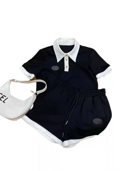 autumn summer women's tracksuits triumph heavy polo shirts neck short women sleeve metallic clash high waist shorts casual sports suit, Gray
autumn summer women's tracksuits triumph heavy polo shirts neck short women sleeve metallic clash high waist shorts casual sports suit, Gray