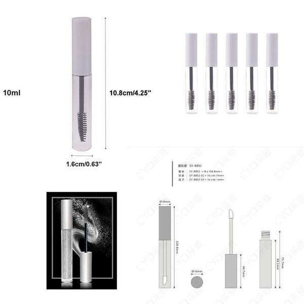 5pcs empty eyelash tube round transparent tube with eyelash wand refillable mascara bottle portable makeup container tool 10ml swy wmttnt
5pcs empty eyelash tube round transparent tube with eyelash wand refillable mascara bottle portable makeup container tool 10ml swy wmttnt
