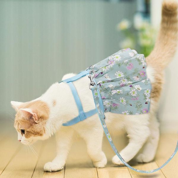 small puppy dog cat clothes harness leash adjustable floral printed pet harness vest dress for small medium dogs cats c sqcqvt
small puppy dog cat clothes harness leash adjustable floral printed pet harness vest dress for small medium dogs cats c sqcqvt