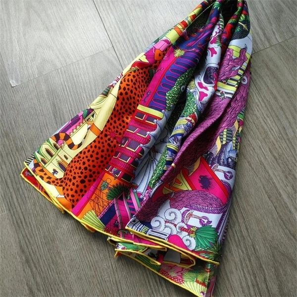 new arrival fashion classic leopard pattern 100% silk scarf 90*90 cm square shawl twill wrap for women y201007, Blue;gray
new arrival fashion classic leopard pattern 100% silk scarf 90*90 cm square shawl twill wrap for women y201007, Blue;gray