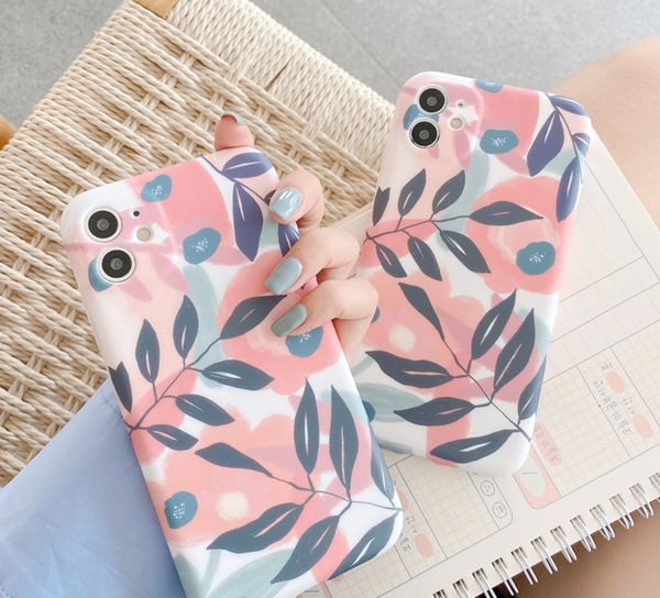 for iphone 12 flower leaf phone case for iphone 12 11 pro max xr xs max x 7 8 plus camera protection matte soft cover
for iphone 12 flower leaf phone case for iphone 12 11 pro max xr xs max x 7 8 plus camera protection matte soft cover