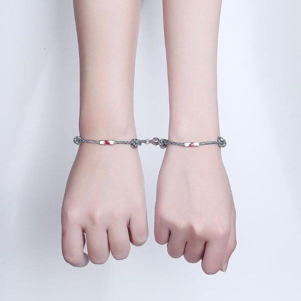 charm bracelets 2pcs valentine's day lovers friendship bracelet heart magnetic distance 634c, Golden;silver
charm bracelets 2pcs valentine's day lovers friendship bracelet heart magnetic distance 634c, Golden;silver