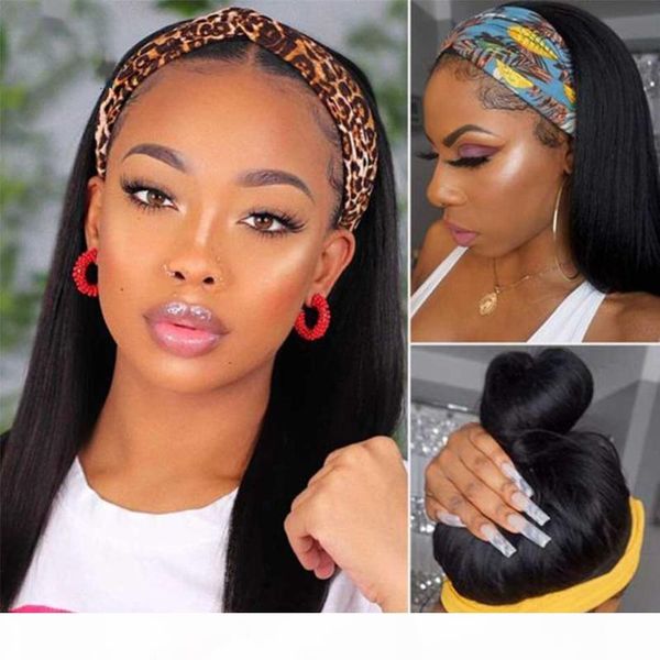 beaudiva straight human hair wigs easy half wig brazilian straight hair headband wig looks like real natural headband, Black;brown
beaudiva straight human hair wigs easy half wig brazilian straight hair headband wig looks like real natural headband, Black;brown