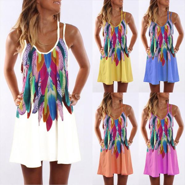 women dress spaghtti strap print summer sleeveless lady clothing beach a line crew neck casual short dress plus size s 5xl, Black;gray
women dress spaghtti strap print summer sleeveless lady clothing beach a line crew neck casual short dress plus size s 5xl, Black;gray