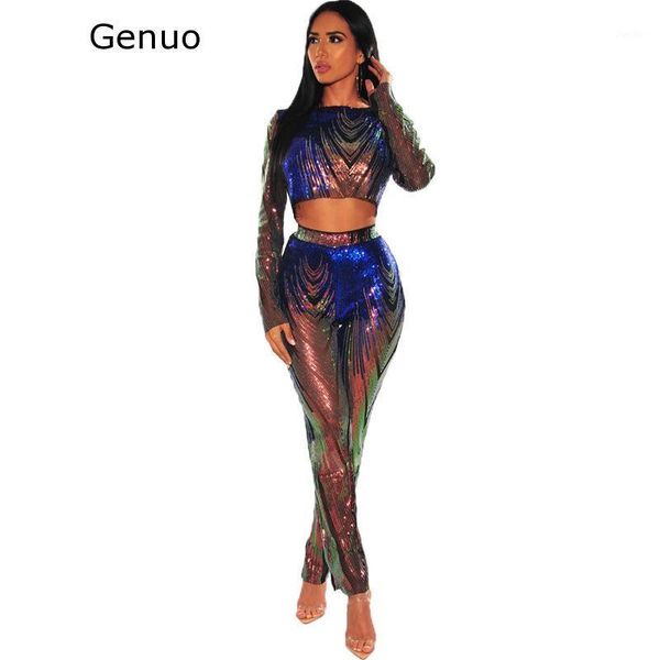 genuo new 2020 spring design 2 pcs women set color solid sparkly sequins o-neck short and long pants1, White
genuo new 2020 spring design 2 pcs women set color solid sparkly sequins o-neck short and long pants1, White