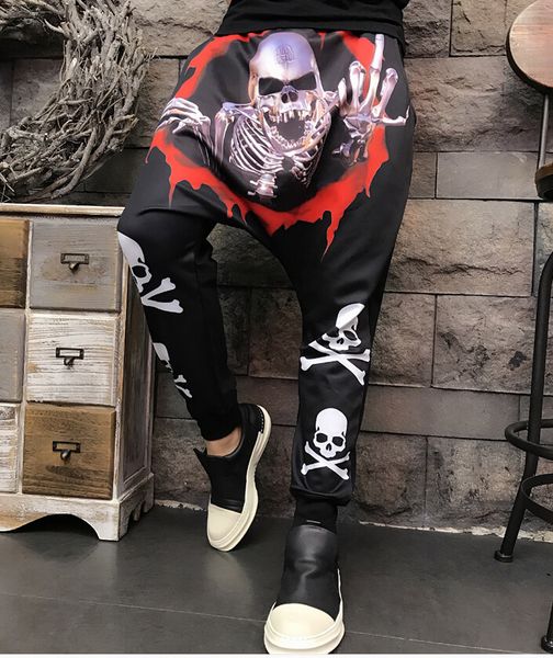 summer 2021 new korean male 3d staff skull impression cross-pants leisure printed hallen pants jo2b, Black
summer 2021 new korean male 3d staff skull impression cross-pants leisure printed hallen pants jo2b, Black