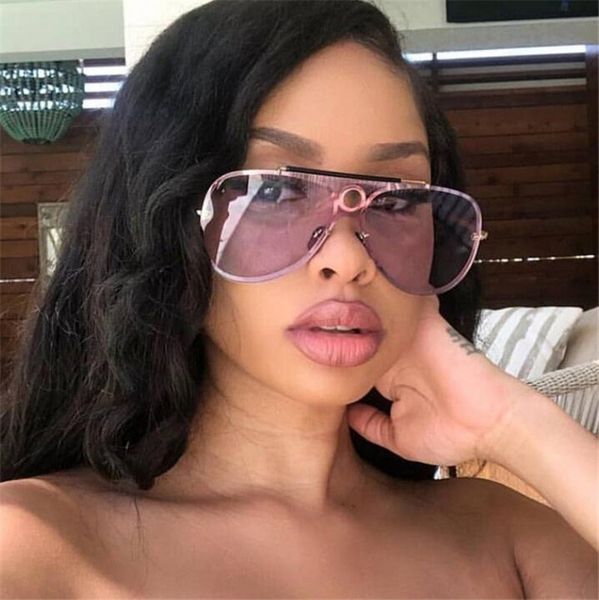 ins style new color film frameless big frame toad glasses fashionable sunglasses for men and women, White;black
ins style new color film frameless big frame toad glasses fashionable sunglasses for men and women, White;black