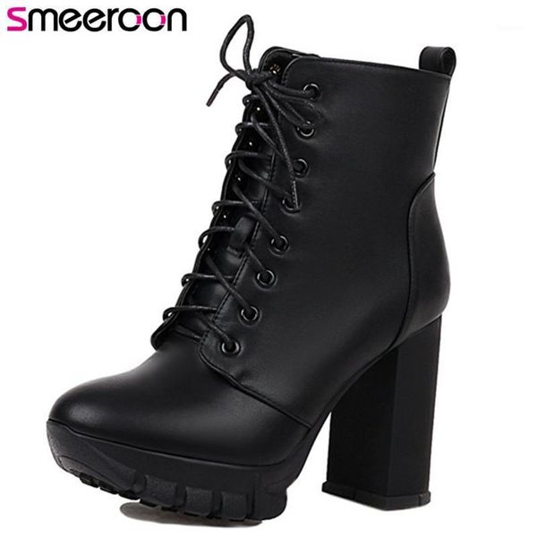 smeeroon 2020 new arrive high heels ladies platform boots round toe cross tied zip autumn winter dress shoes women ankle boots1, Black
smeeroon 2020 new arrive high heels ladies platform boots round toe cross tied zip autumn winter dress shoes women ankle boots1, Black