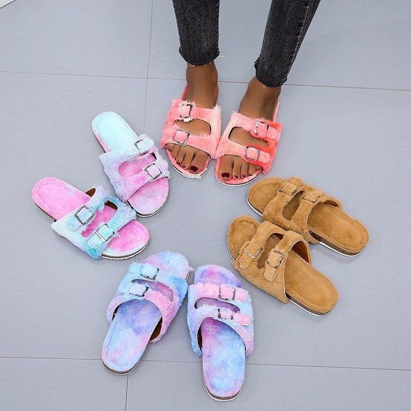 2020 women slippers furry fur ladies slides home flip flops fashion buckle plush house shoes female indoor woman slippers flats, Black
2020 women slippers furry fur ladies slides home flip flops fashion buckle plush house shoes female indoor woman slippers flats, Black