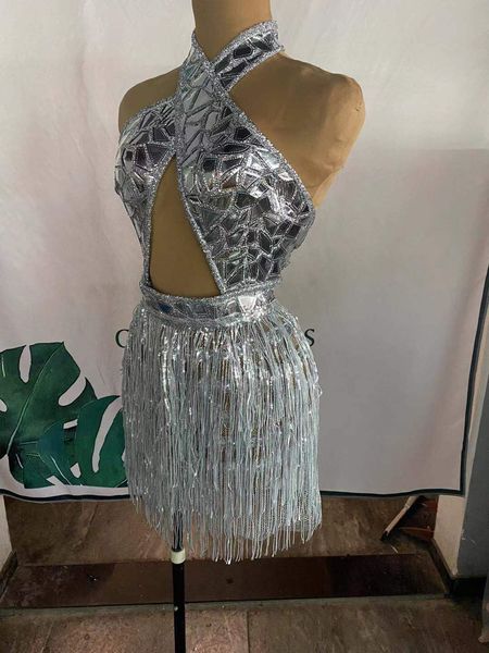 sparkly silver sequin fringe short dress women birthday prom party dress backless nightclub outfit dance costume stage wear, Black;red
sparkly silver sequin fringe short dress women birthday prom party dress backless nightclub outfit dance costume stage wear, Black;red